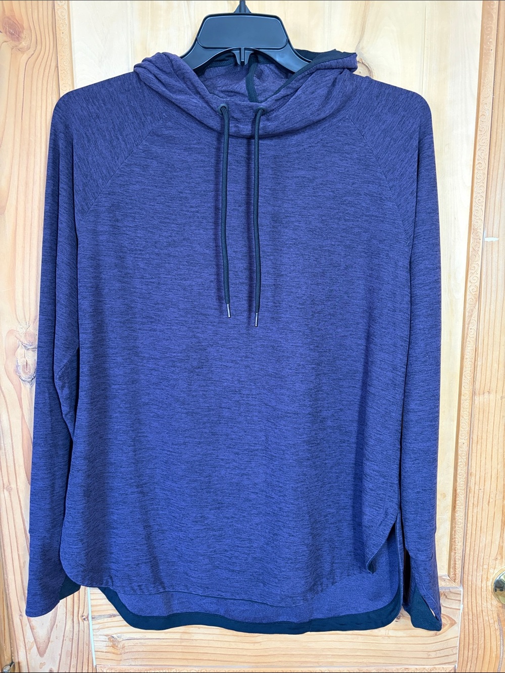 Serene Tangerine Heathered Deep Plum Women’s Hoodie